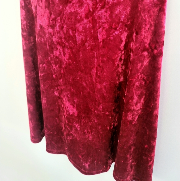 H&M Women's Sleeveless Backless Velvet Dress Size 6 - Picture 4 of 8